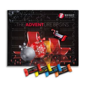 Adventskalender Lindt HELLO mini mit Werbedruck