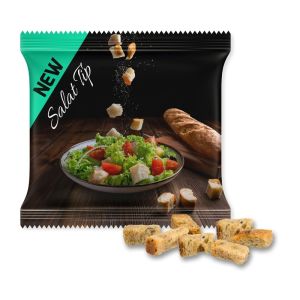 7 g Bio Kräuter Croutons im Werbetütchen mit Logodruck