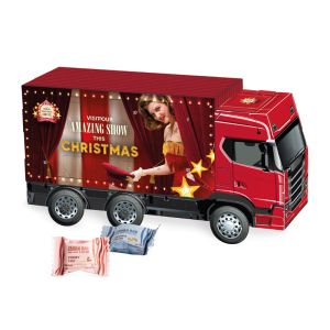 LKW Adventskalender Zonama Zebra Bar Mini mit individuellem Werbedruck