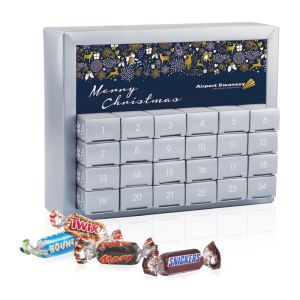 Adventskalender Miniatures Mix Exquisit  mit Werbedruck