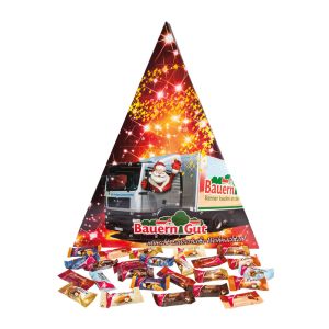 Großer Dreieck-Adventskalender individuell bedruckbar