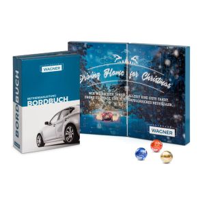 Lindt Lindor Adventskalender Buch mit Logodruck