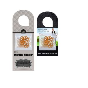 7 g Bio Mini Brezeln Original in Individueller Türanhänger