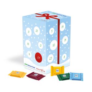 Adventskalender Quadretties Cube XL mit Logodruck