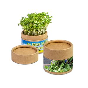 Kräutermischung Pflanz-Cup - Ostern mit Werbeanbringung