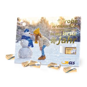 Spenden Adventskalender SOS-Kinderdörfer Motiv 2 mit Logoeindruck