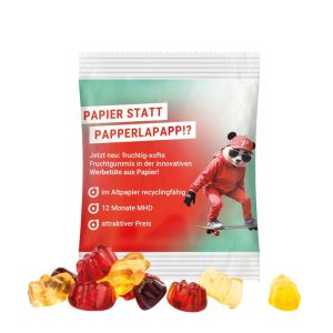 10 g Trolli Fruchtgummibären im Werbetütchen aus recyclingfähigen Papier