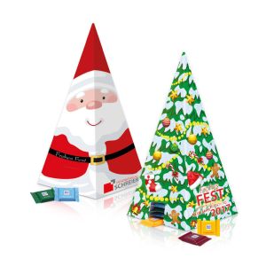 Adventskalender-Pyramide Ritter SPORT mit Werbedruck