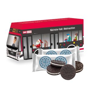 3D Präsent Bus OREO Schokokekse mit Werbedruck