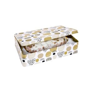 Präsent Butter-Mandel-Christstollen in der Metalldose