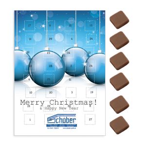 Countdown- Eventkalender mit bis zu 32 Türchen und Werbedruck