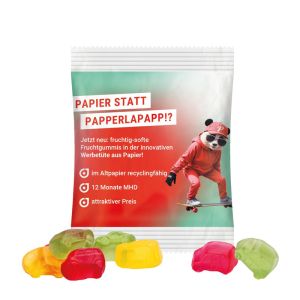 10 g Trolli Fruchtgummi Auto-Mischung im Werbetütchen aus recyclingfähigen Papier