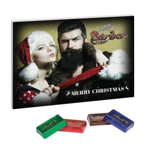 Lindt Naps Adventskalender mit Logodruck