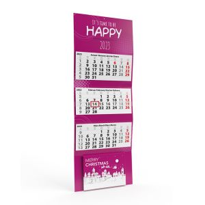 Jahreskalender mit Lindt Naps Adventskalender und Werbedruck
