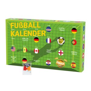 Event-Kalender mit Fruchtgummi Teambärchen und Werbedruck