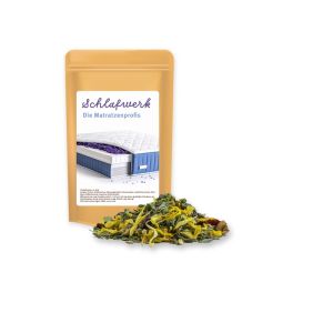 11 g Kräutertee Lavendel im Mini Doypack mit Werbeetikett