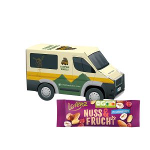 3D Präsent Transporter Lorenz Nuss & Frucht mit Rundumdruck