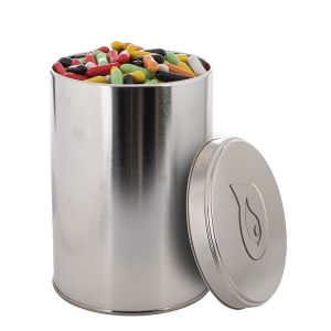 Lakritzstangen Mix in 1,3 l Metalldose mit geprägtem Deckel
