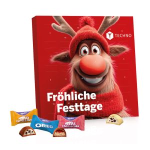 Tisch-Adventskalender Milka Favourites und Werbedruck