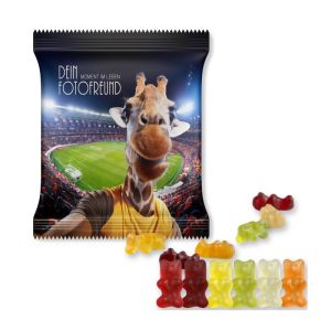 50 g Bio Gummibärchen im Werbetütchen mit Logodruck