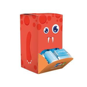 Promotion Box mit Pfefferminz-Päckchen und Werbedruck