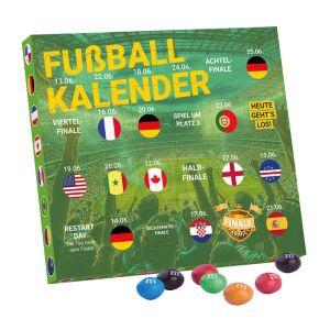 Event-Kalender mit XS M&M's Crispy und Werbedruck