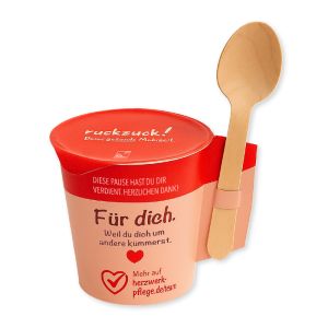 80 g Bio ToGo Meal Apfel-Zimt mit Werbebanderole