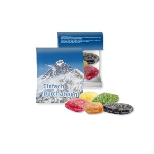 17 g Express Hustenbonbons im Werbetütchen mit Werbereiter