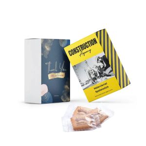15 Butterkekse mit Keksdruck in Präsentbox mit Banderole