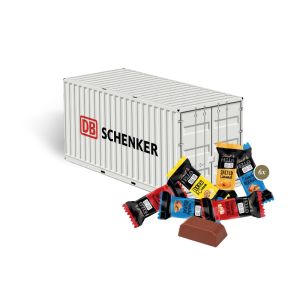3D Präsent Container Lindt HELLO mit rundum Werbedruck