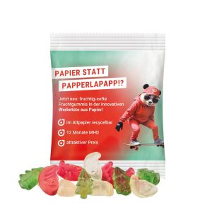 15 g Trolli Fruchtgummi Weihnachtsmischung im Werbetütchen aus recyclingfähigen Papier