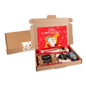 Weihnachtsmailing mit süßer Weihnachtsmischung und doppelseitig bedruckter Weihnachtskarte Variante A5-4