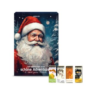 Adventskalender mit Zotter schokolade und Rundum-Werbedruck