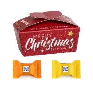 Ritter SPORT im X-Mas Ballotin mit Werbedruck