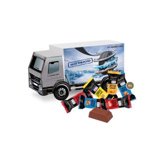 3D Präsent LKW Lindt HELLO mit Werbedruck