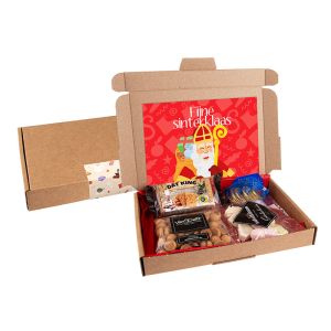 Weihnachtsmailing mit süßer Weihnachtsmischung und doppelseitig bedruckter Weihnachtskarte Variante A5-5