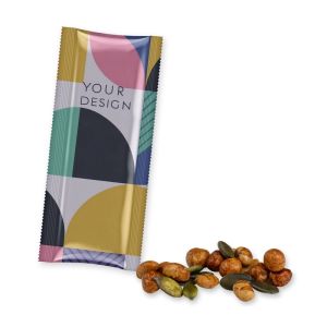 Bio Protein Snack im Portionsstick mit Werbedruck