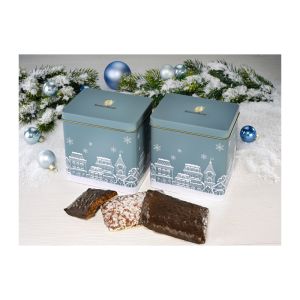 Präsent 350 g Nürnberger Elisen-Lebkuchen in Weihnachtsdose Elisen Nr 5 im Standarddesign