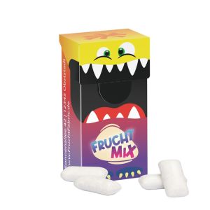 22 g zuckerfreie KoRo Menthol Kaugummis in der Mini Slim Box mit Werbedruck