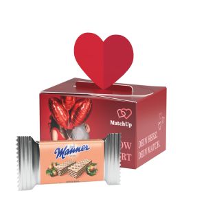 Manner 2er in Geschenkbox Herz und Werbedruck