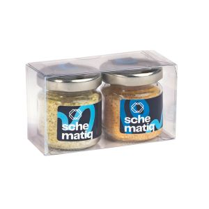 Backofen-Gourmetsalz als 2er-Set in Klarsichtbox