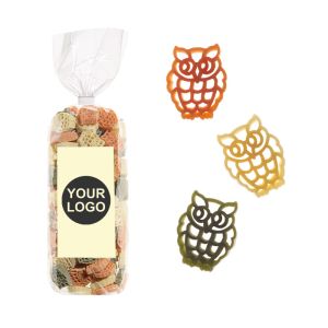 250 g Werbe-Nudeln in Schmetterling-Form im Standbeutel mit Werbeetikett