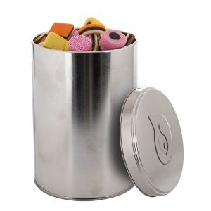 Englische Lakritze in 1,3 l Metalldose mit geprägtem Deckel