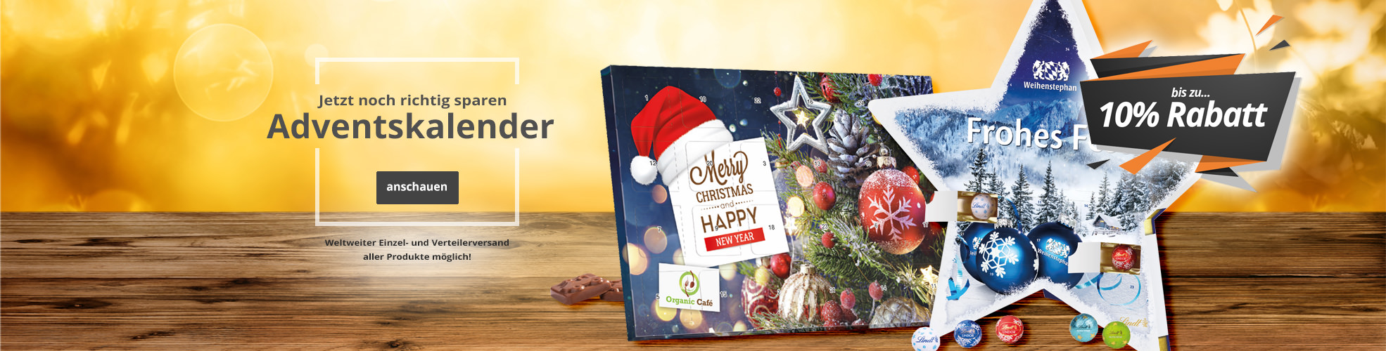 Werbe Adventskalender - Jetzt mit vielen Rabatten bei SweetPromotion.