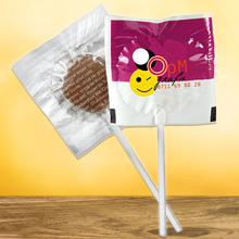 Lollies als Werbeartikel mit Logodruck