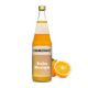 0,7l Orangensaft in Glasflasche mit Werbeetikett