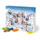 190 g Adventskalender mit Ritter SPORT mit Papierfaser-Inlay und rundum Werbedruck