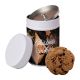 125 g XXL Bio-Cookies Schoko-Cashew in Keksdose mit Werbeetikett