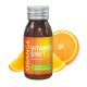 60 ml Vitamin-Shot Orange in Glasfläschchen mit Werbeetikett
