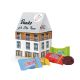 3D Präsent Haus Tiny Tony´s Chocolonely mit Werbedruck